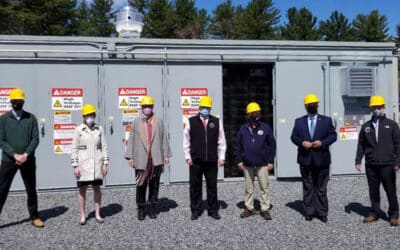 Joint Telecommunications, Utilities, and Energy Committee Tours RMLD Battery Site